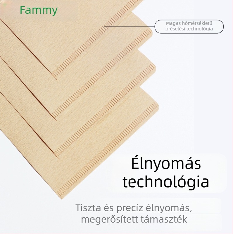 V60 kónikus kávéfilter papír – csepegtető szűrő, természetes színű