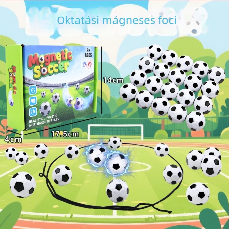 Világbajnokság témájú mágneses sakk készlet gyerekeknek