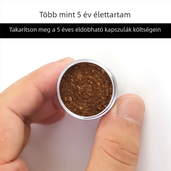 Újrahasználható rozsdamentes acél kapszula szűrő Nestlé Nespresso kapszulákhoz