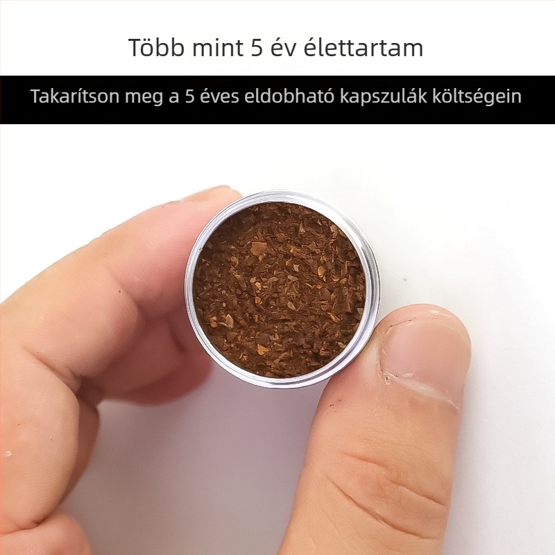 Újrahasználható rozsdamentes acél kapszula szűrő Nestlé Nespresso kapszulákhoz