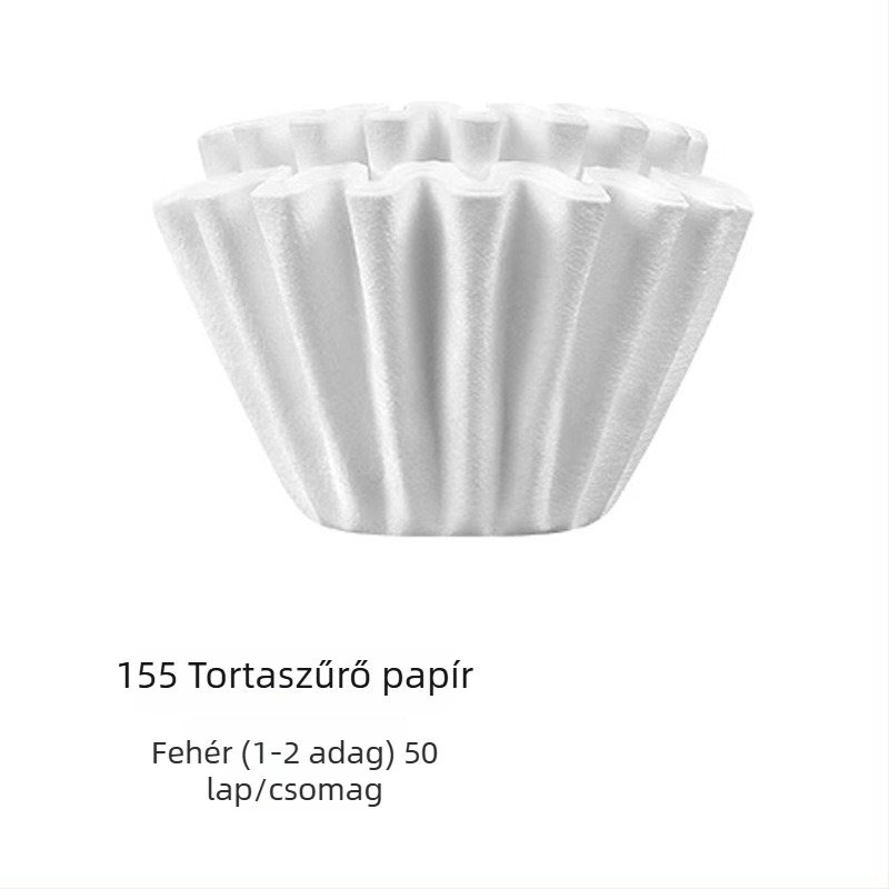 Origami Cup kávéfilter kézi leöntéshez, csepegő szűrőpapír, hullámos kialakítású pohár, modell 155185