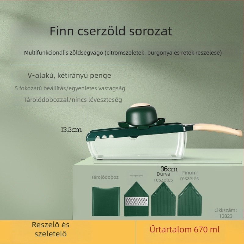 Többfunkciós gyümölcs- és zöldségszeletelő citromok, narancsok, grapefruit és burgonya számára