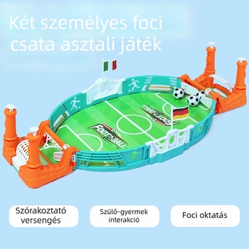 Kétjátékos gyermekasztali futball játék – interaktív nevelő játék szülő és gyermek között
