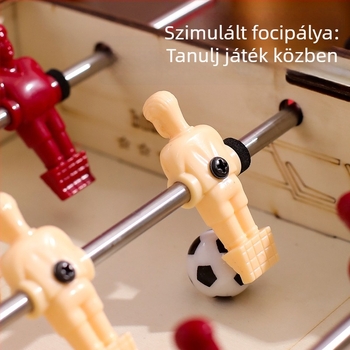 Le Jier Fa Asztali Futball Játék Két Játékos számára – Családi Versengő Játék Gyerekeknek 4–6 éveseknek