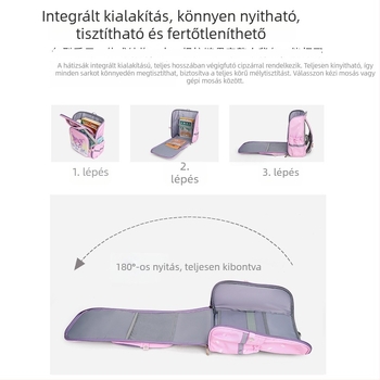 Kulomi 2024 lányoknak készült iskolai gurulós hátizsák, 3–6. osztály, hatkerekű, vízálló, nagy kapacitás, lépcsőzésre tervezve