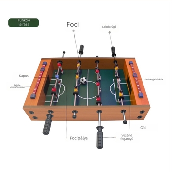 Világbajnokság témájú asztali futball játék, mini asztali futballasztal, két játékos családi interaktív oktató játék gyerekeknek