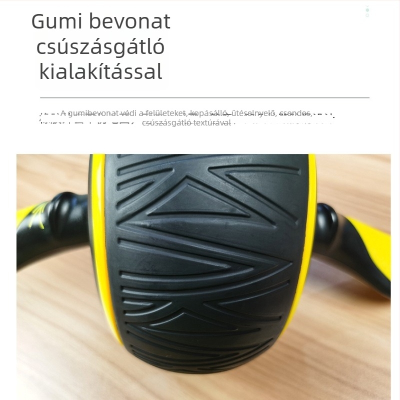Személyre szabott automata haskerék férfiak és nők számára, edzéseszköz a hasizmokhoz, csúszásmentes felülettel