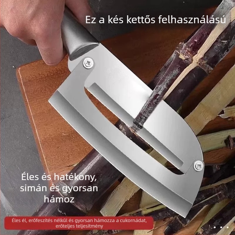 Rozsdamentes acél konyhai hámozó, többfunkciós burgonyához, cukornádhoz és ananászhoz