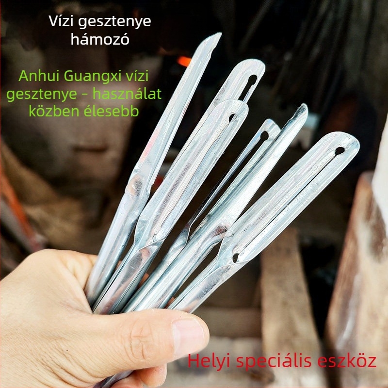 Családi vízgesztenye-hámozó kés gyümölcsökhöz