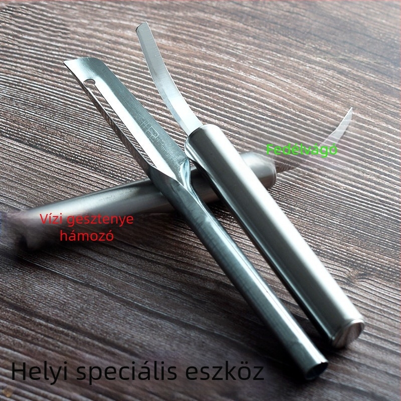 Családi vízgesztenye-hámozó kés gyümölcsökhöz