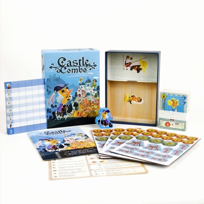 Castle Combo: Kártyás stratégiai társasjáték — laza társaságokhoz