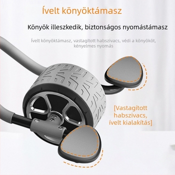 Könyöktámaszos hasgörgő – otthoni edzés a hasi izmokra