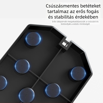Hordozható többfunkciós fekvőtámasz edződeszka, otthoni használatra — mellkas- és hasizom-edzésre