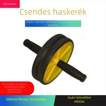 Csendes egykerekű hasizomgörgő otthoni használatra