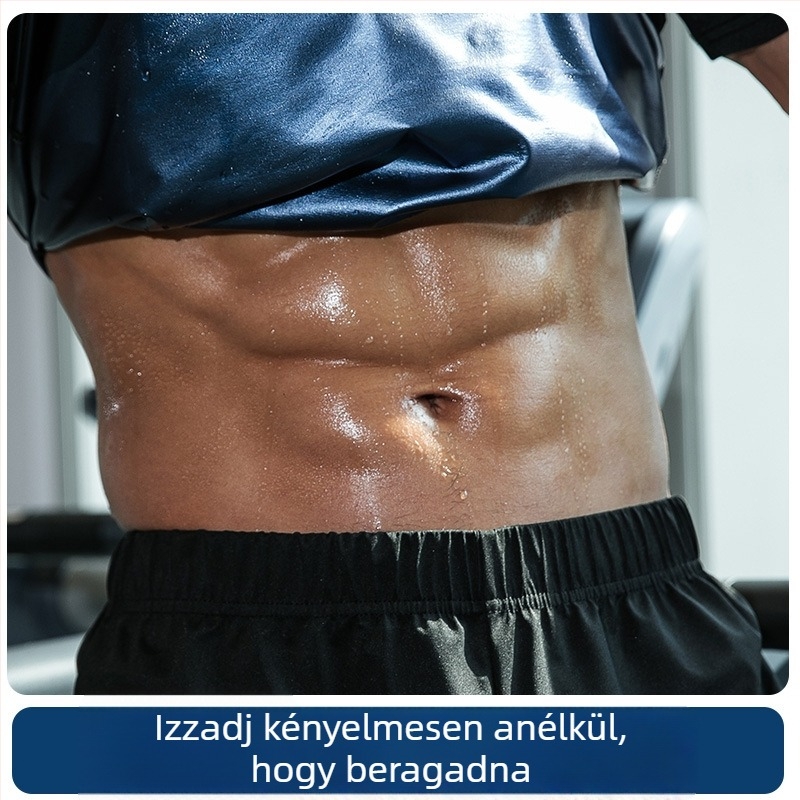Férfi szauna edzésruha – hosszú ujjú, nagy méret