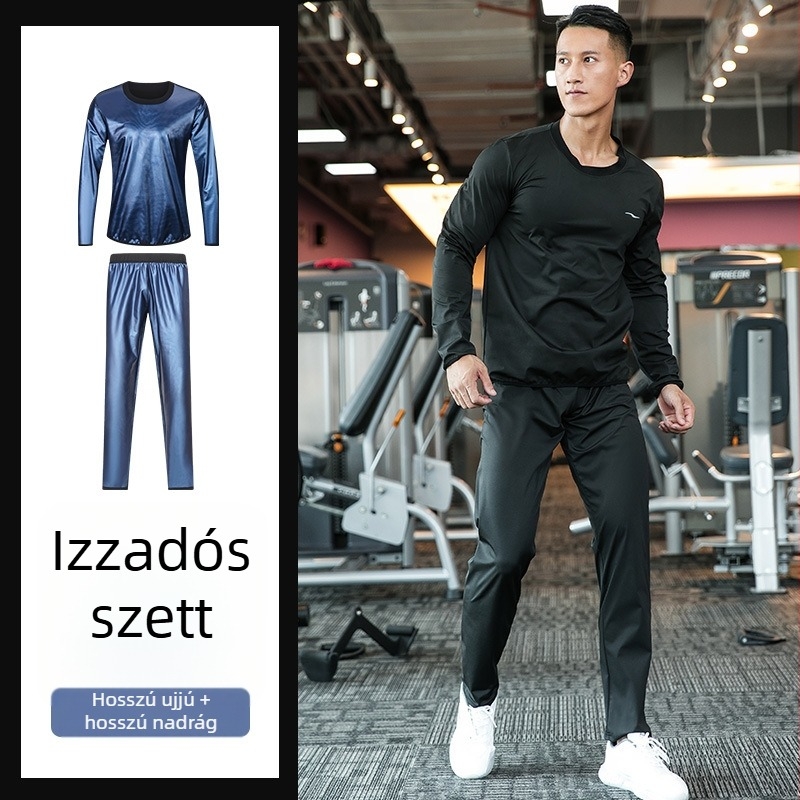 Férfi szauna edzésruha – hosszú ujjú, nagy méret