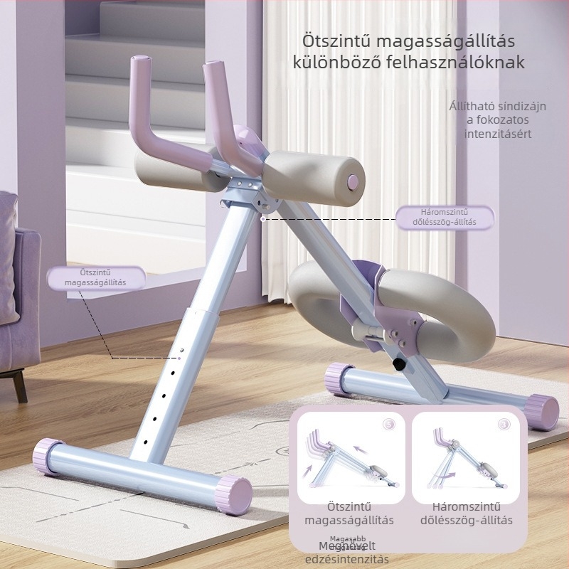 Aimeishi összecsukható hasroller, otthoni csendes fitness eszköz hasi edzéshez