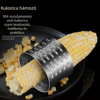 304 rozsdamentes acél kukoricahántoló – kézi konyhai eszköz