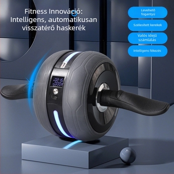 Hasizom-kerék könyöktámasz és automatikus visszatéréssel – otthoni fitnesz eszköz