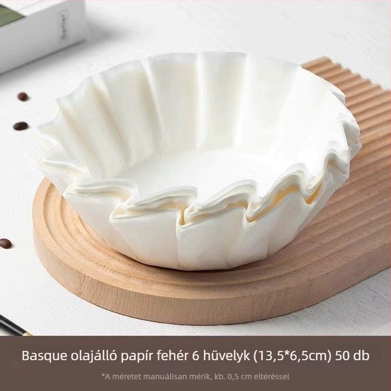 Basque sütőpapír, olajálló, hajtásmentes torta- és desszertformákhoz