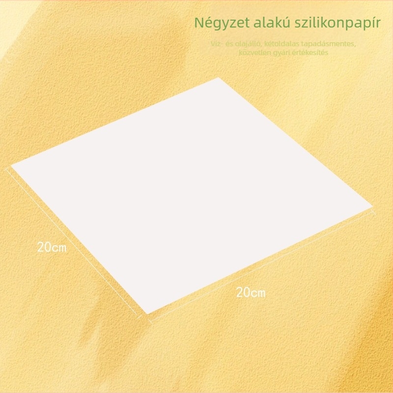 Durian Paper Pack - élelmiszer-minőségű fagyasztott tapadásmentes sütőpapír, egyszer használható, vízálló és olajálló