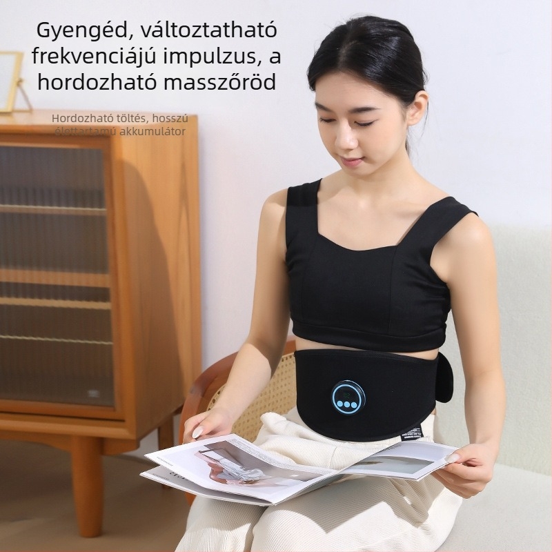 LIWANMER Otthoni EMS deréktáji és hasi edzőkészülék intelligens deréktámogatással, kényelmes masszázs a zsírégetésért és a has formázásáért