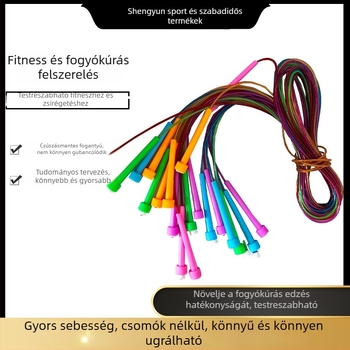 PVC bevonat acél ugrókötél edzéshez, fogyáshoz és sporthoz