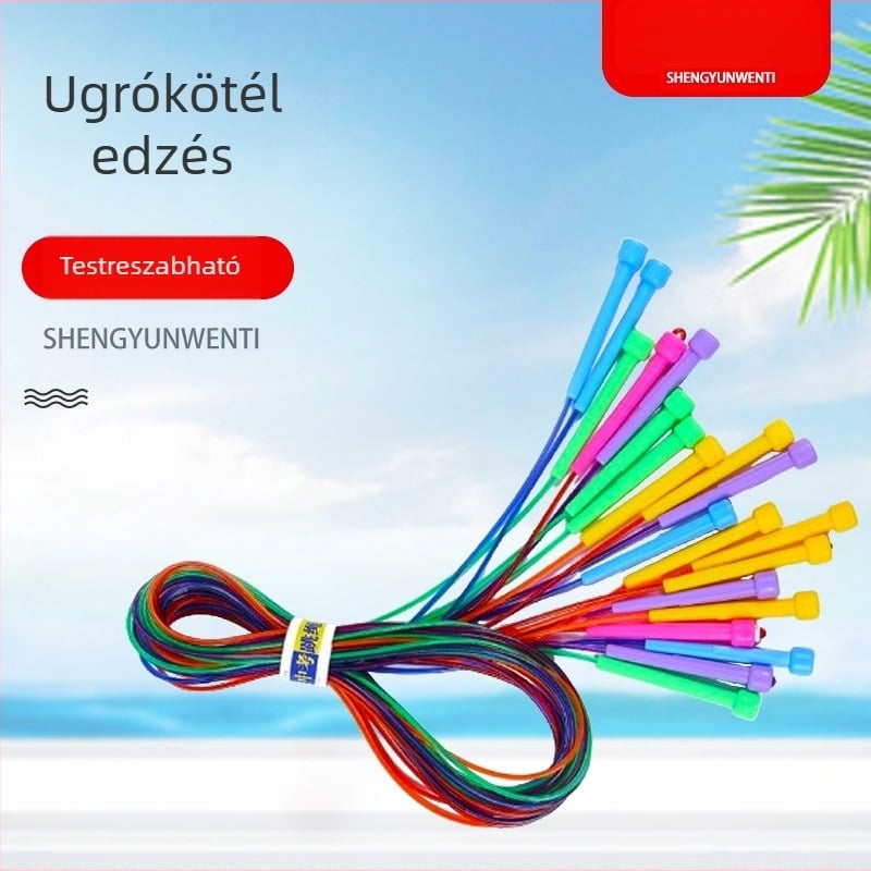 PVC bevonat acél ugrókötél edzéshez, fogyáshoz és sporthoz