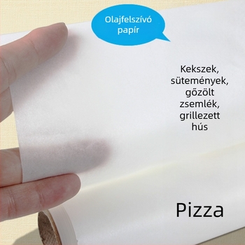Zsír- és olajfelszívó sütőpapír sütéshez, megakadályozza a megégést