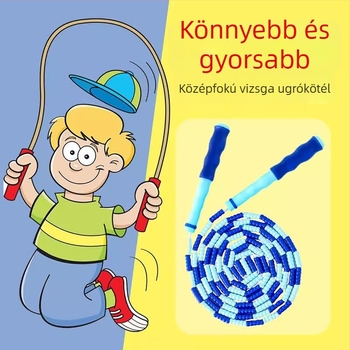 Gyerekeknek szóló bambuszból készült ugrókötél, óvodásoknak és első osztályos kezdőknek