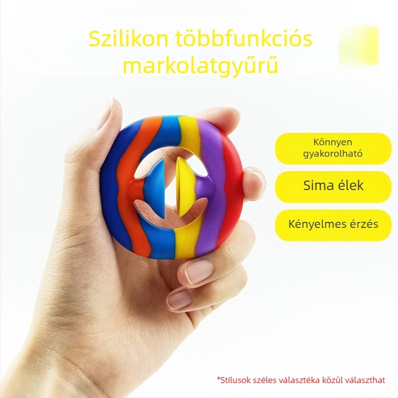 Színes szilikon fogáserősítő gyerekeknek vákuumos csészével