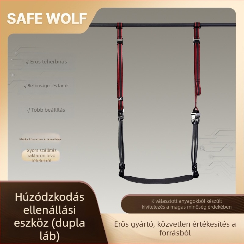 Egy lábú húzódzkodás elleni ellenálláseszköz latexzsinórral – otthoni fitnesz felszerelés