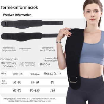 Derékszorító súlyemeléshez és guggoláshoz – ágyéki védelem edzéshez és kosárlabdához