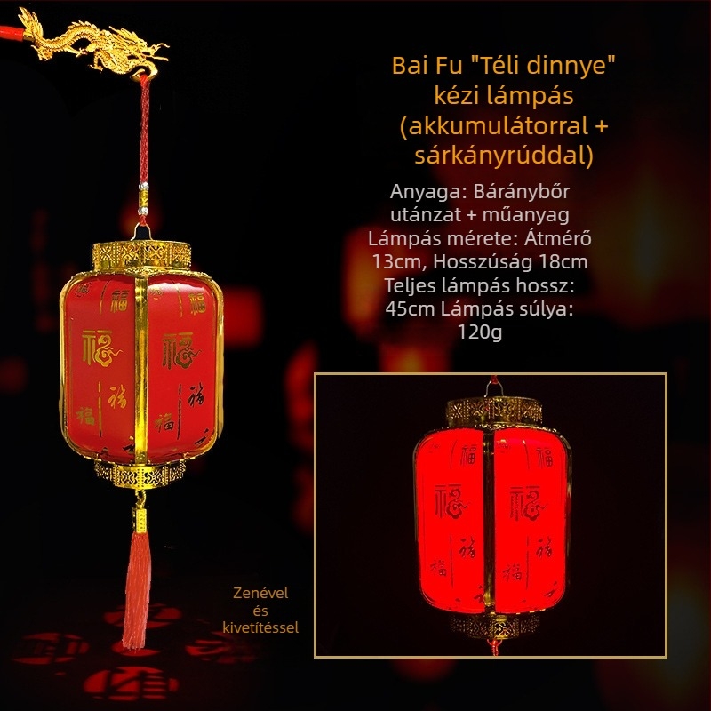 A Ló éve: Gyerekeknek kézben tartható világító medál, virágos újévi lampionok, retro LED palotai lámpa, dekoráció