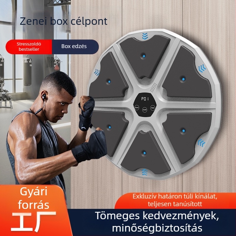Okos Bluetooth boksz célfal edző – zenével, otthoni használatra
