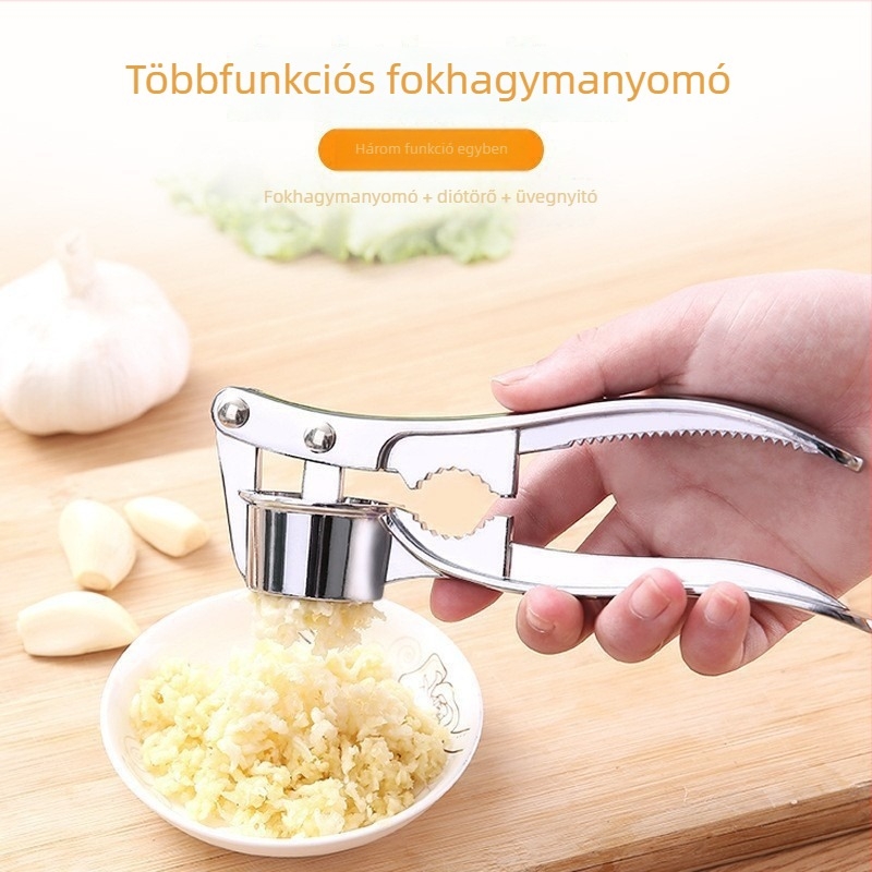 Fokhagyma prés, otthoni kézi zúzó fokhagyma, nagy fokhagyma prés, konyhai kellékek, fokhagyma pépesítő