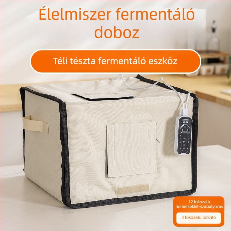 Állandó hőmérsékletű erjesztő doboz otthoni használatra, tészta kelesztő készülék, joghurt és rizsbor fermentációja