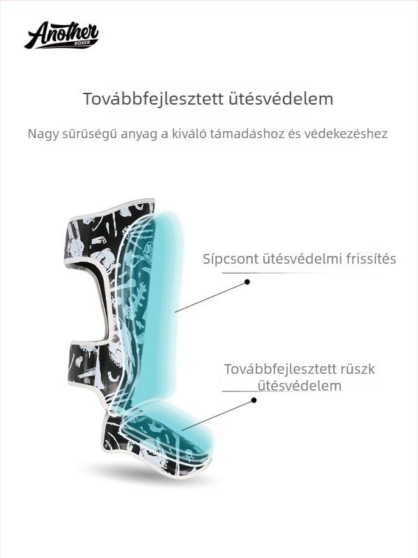 ANOTHERBOXER MMA Sípcsontvédők bokszhoz és Muay Thai-edzéshez