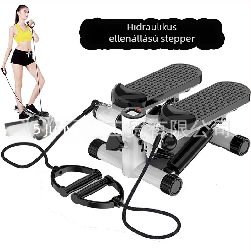 Mini elliptikus gép otthoni használatra, hidraulikus ellenállás, halk kompakt léptető, max terhelés 100 kg