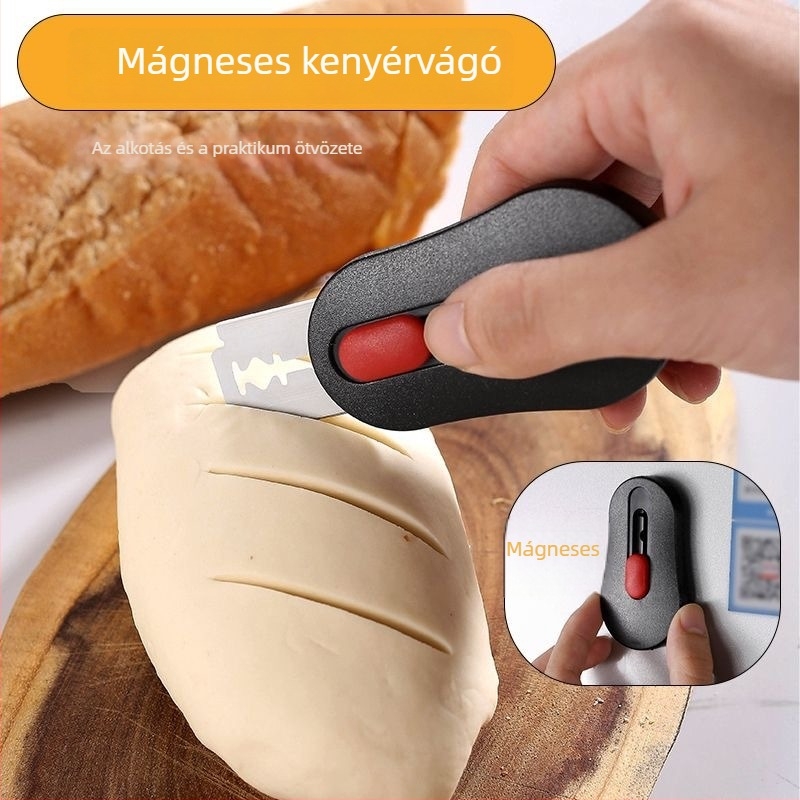 Műanyag push-pull kenyérvágó kés, európai stílus