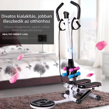 Kompakt hidraulikus otthoni fitneszgép lépcsőzőkarokkal, belső kardióhoz, deréktáji forgatáshoz