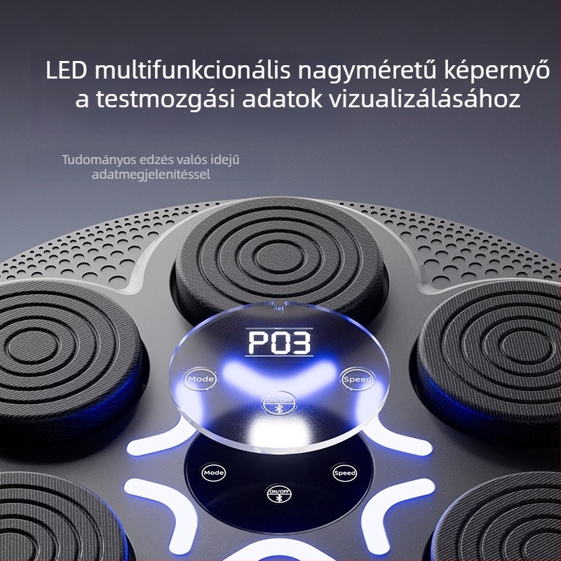 Új intelligens zenés gyémánt alakú boksz cél, Bluetooth zenés bokszgép otthoni edzéshez – gyermekek boksz edzőfelszerelése