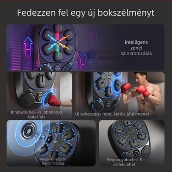 Okos Bluetooth-os bokszgép otthoni edzéshez – elektronikus cél, sanda cél és falra szerelhető cél