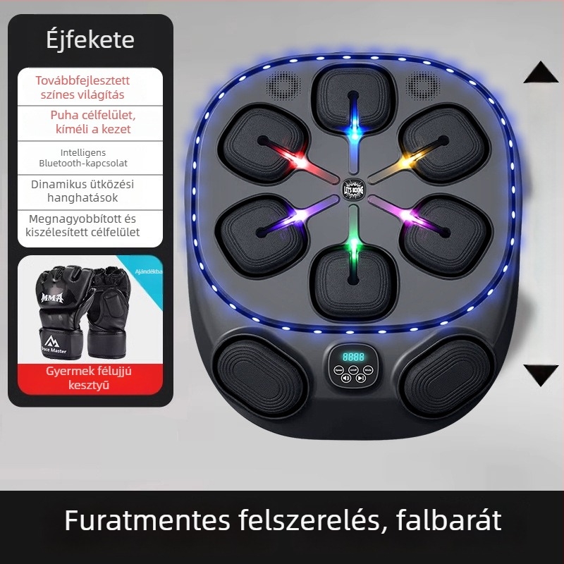 Okos Bluetooth-os bokszgép otthoni edzéshez – elektronikus cél, sanda cél és falra szerelhető cél