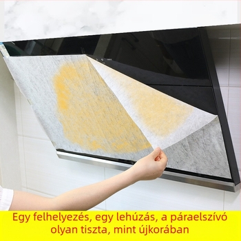 Konyhai zsírszívó szűrő – szűrőpapír és abszorbáló gyapot