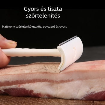 Disznóhús bőrt szőr eltávolító konyhai eszköz éles, többfunkciós penge