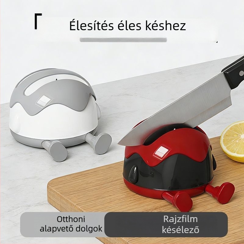 Kör alakú szívófejes élező konyhai késekhez és ollókhoz, wolfrám acél eszközökhöz, új gyors élező