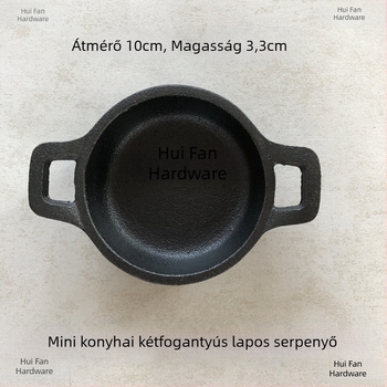 Mini konyhai játékkészlet valós főzési élménnyel, mini konyhai eszközök, omlett serpenyő bevonat nélkül, három stílusban