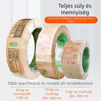 PET csomagoló szalag kézi rögzítéshez tackifierrel — forró olvadékos csomagoló szalag