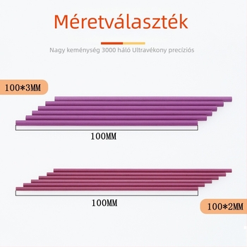 Rubin olajkő hengeralakú köszörűkő, 3000-es hálózattal, polírozáshoz és finom csiszoláshoz